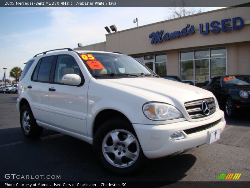 Alabaster White / Java 2005 Mercedes-Benz ML 350 4Matic