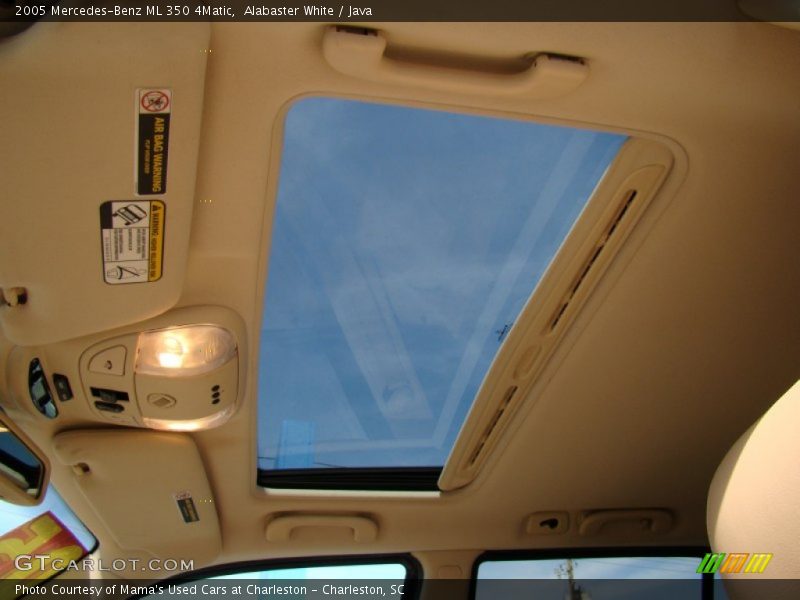 Alabaster White / Java 2005 Mercedes-Benz ML 350 4Matic