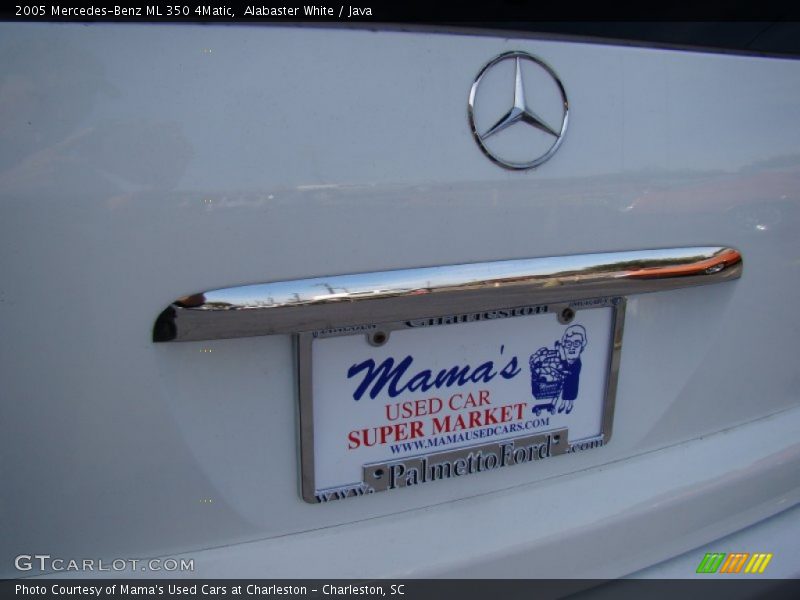 Alabaster White / Java 2005 Mercedes-Benz ML 350 4Matic
