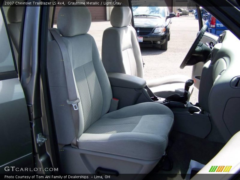 Graystone Metallic / Light Gray 2007 Chevrolet TrailBlazer LS 4x4