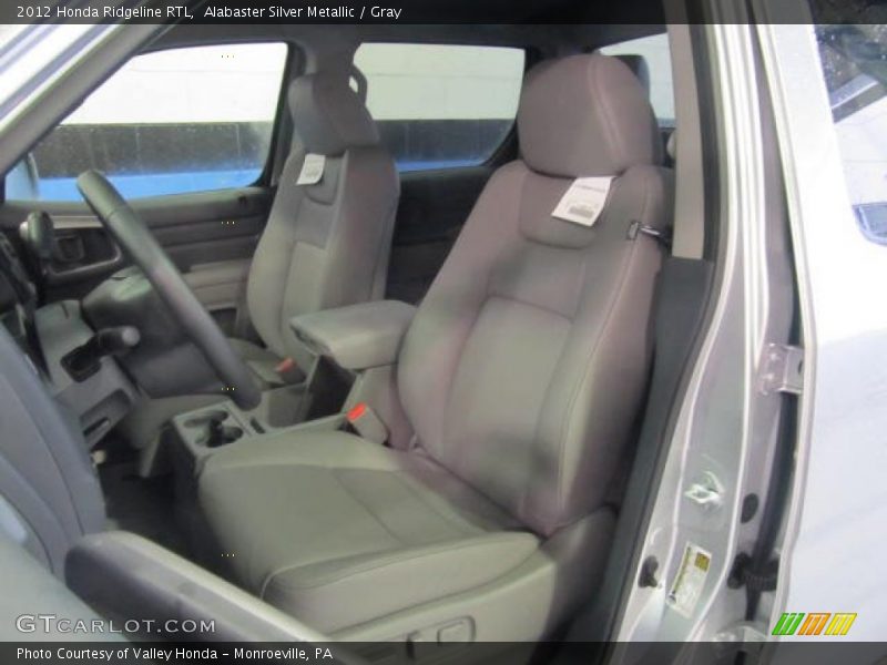 Alabaster Silver Metallic / Gray 2012 Honda Ridgeline RTL