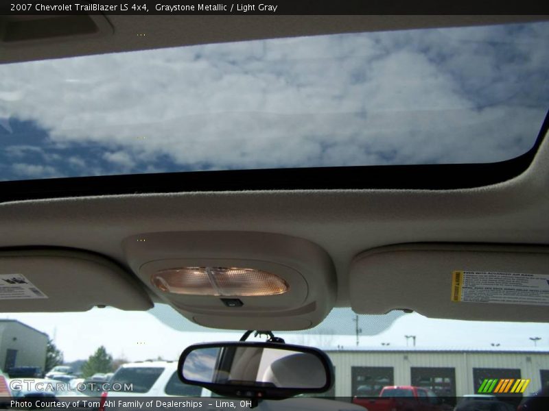 Graystone Metallic / Light Gray 2007 Chevrolet TrailBlazer LS 4x4