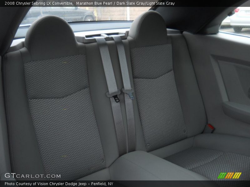 Marathon Blue Pearl / Dark Slate Gray/Light Slate Gray 2008 Chrysler Sebring LX Convertible