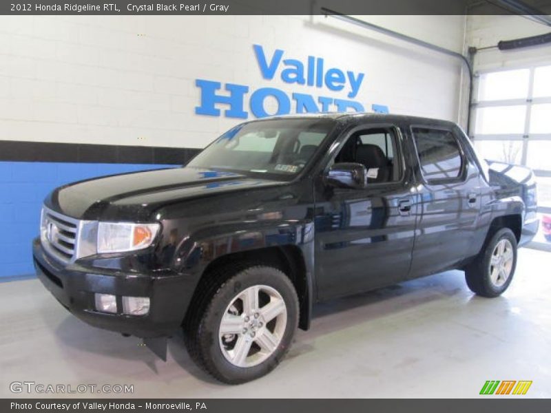 Crystal Black Pearl / Gray 2012 Honda Ridgeline RTL