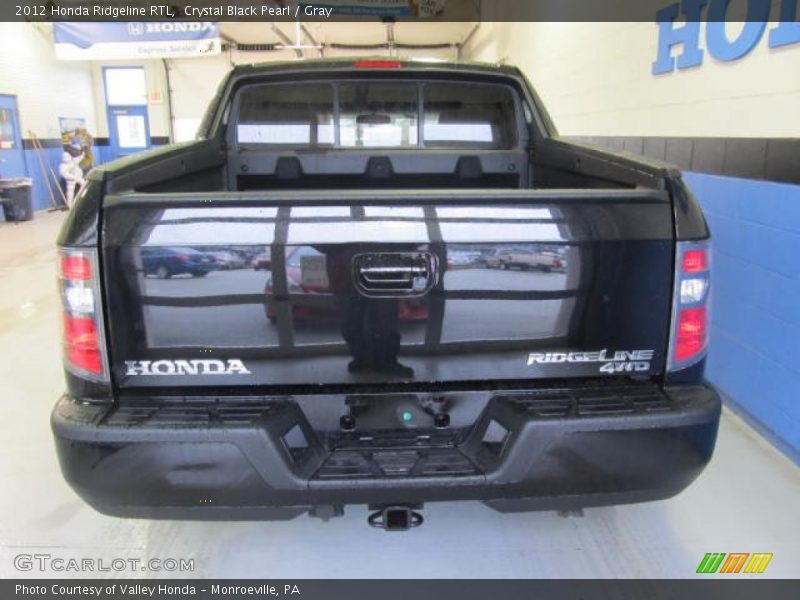 Crystal Black Pearl / Gray 2012 Honda Ridgeline RTL