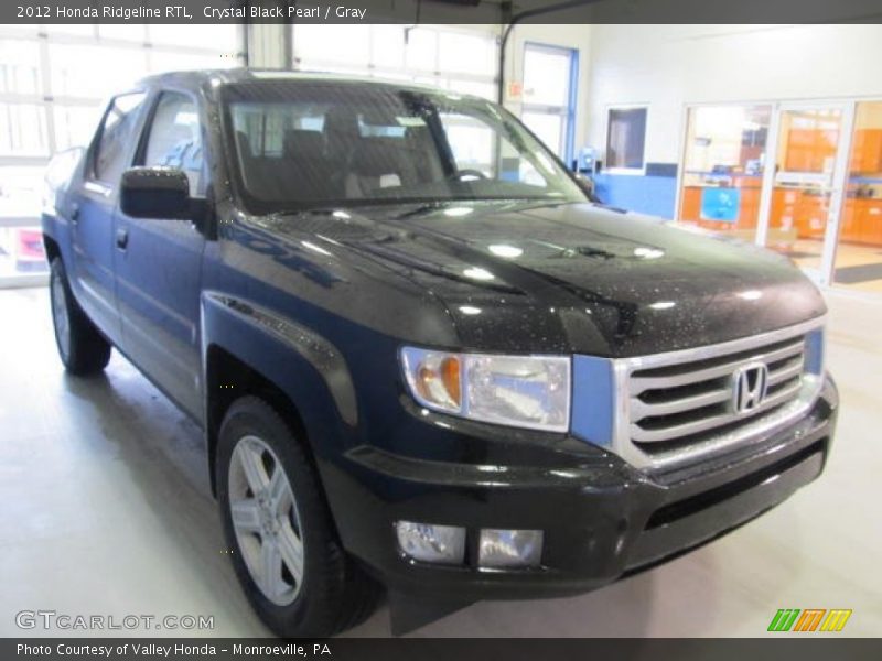 Crystal Black Pearl / Gray 2012 Honda Ridgeline RTL