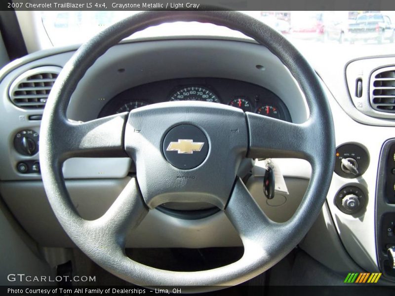 Graystone Metallic / Light Gray 2007 Chevrolet TrailBlazer LS 4x4
