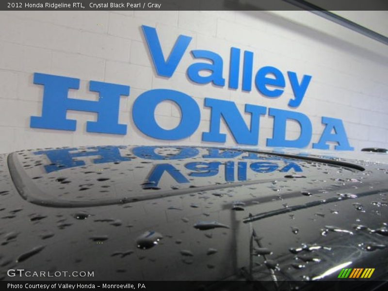 Crystal Black Pearl / Gray 2012 Honda Ridgeline RTL