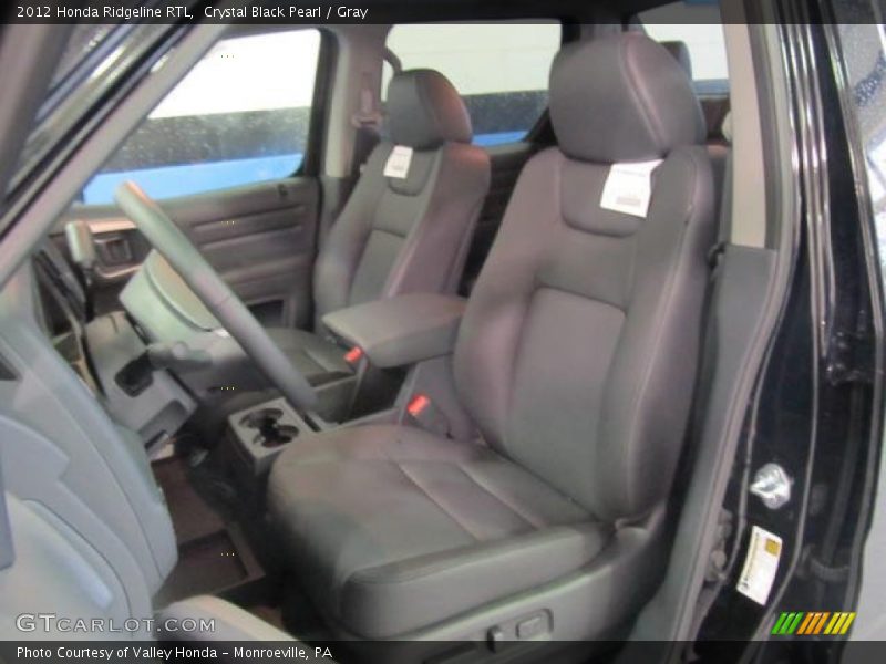 Crystal Black Pearl / Gray 2012 Honda Ridgeline RTL