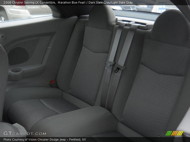 Marathon Blue Pearl / Dark Slate Gray/Light Slate Gray 2008 Chrysler Sebring LX Convertible