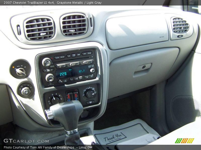 Graystone Metallic / Light Gray 2007 Chevrolet TrailBlazer LS 4x4