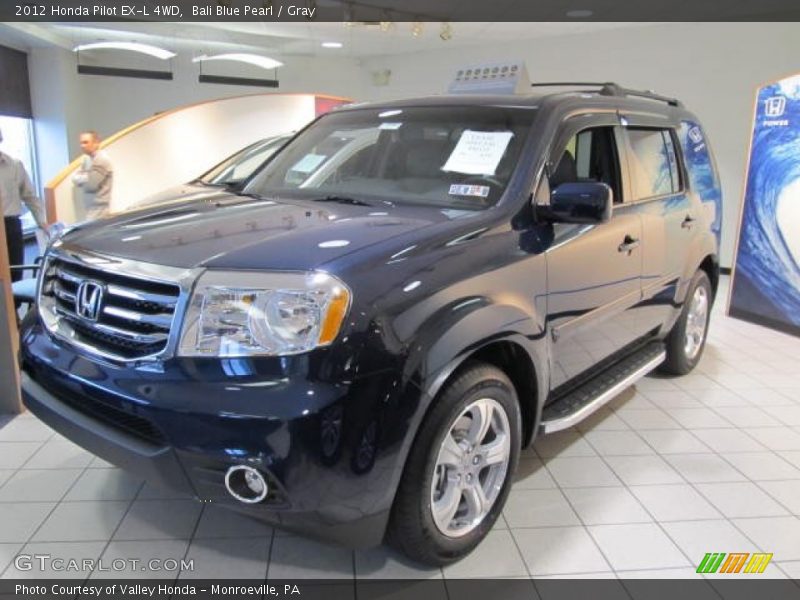 Bali Blue Pearl / Gray 2012 Honda Pilot EX-L 4WD