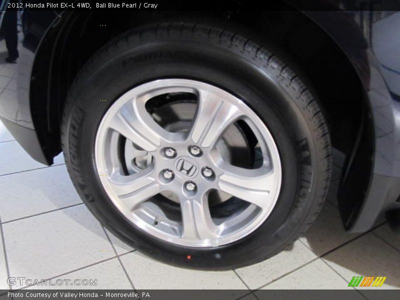 Bali Blue Pearl / Gray 2012 Honda Pilot EX-L 4WD