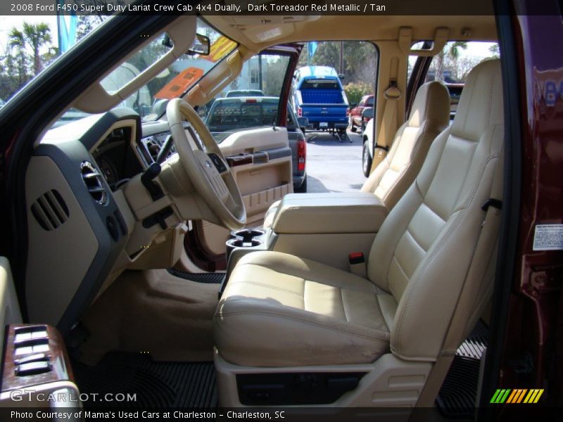 2008 F450 Super Duty Lariat Crew Cab 4x4 Dually Tan Interior