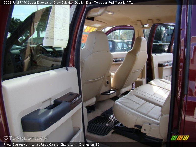  2008 F450 Super Duty Lariat Crew Cab 4x4 Dually Tan Interior