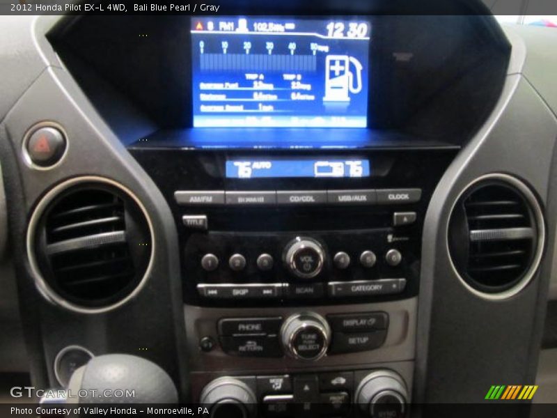 Bali Blue Pearl / Gray 2012 Honda Pilot EX-L 4WD