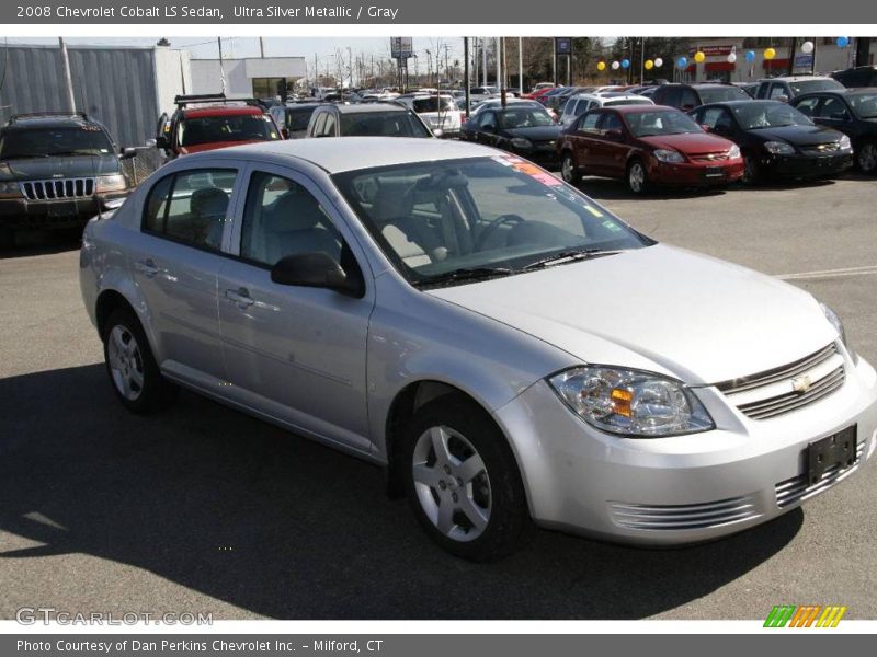 Ultra Silver Metallic / Gray 2008 Chevrolet Cobalt LS Sedan