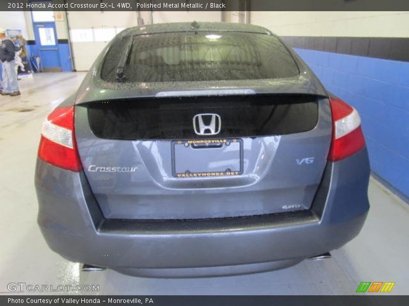 Polished Metal Metallic / Black 2012 Honda Accord Crosstour EX-L 4WD