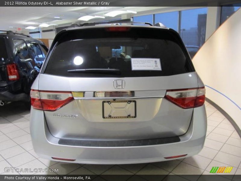 Alabaster Silver Metallic / Gray 2012 Honda Odyssey EX-L