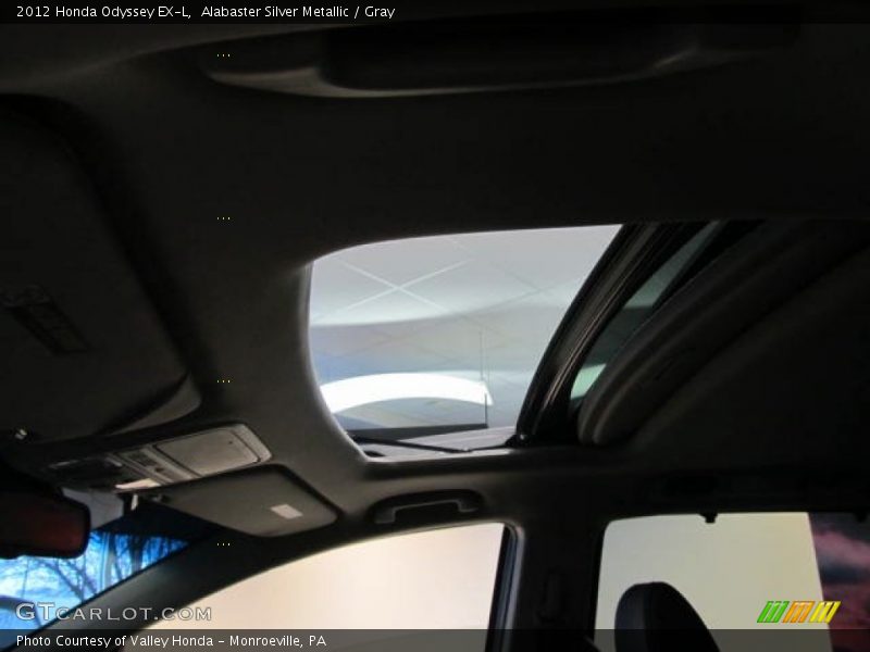 Alabaster Silver Metallic / Gray 2012 Honda Odyssey EX-L