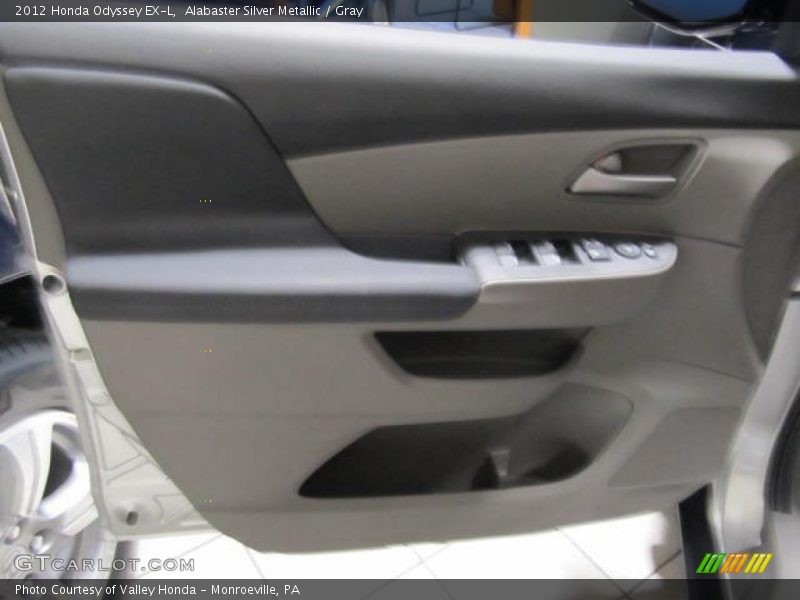 Alabaster Silver Metallic / Gray 2012 Honda Odyssey EX-L