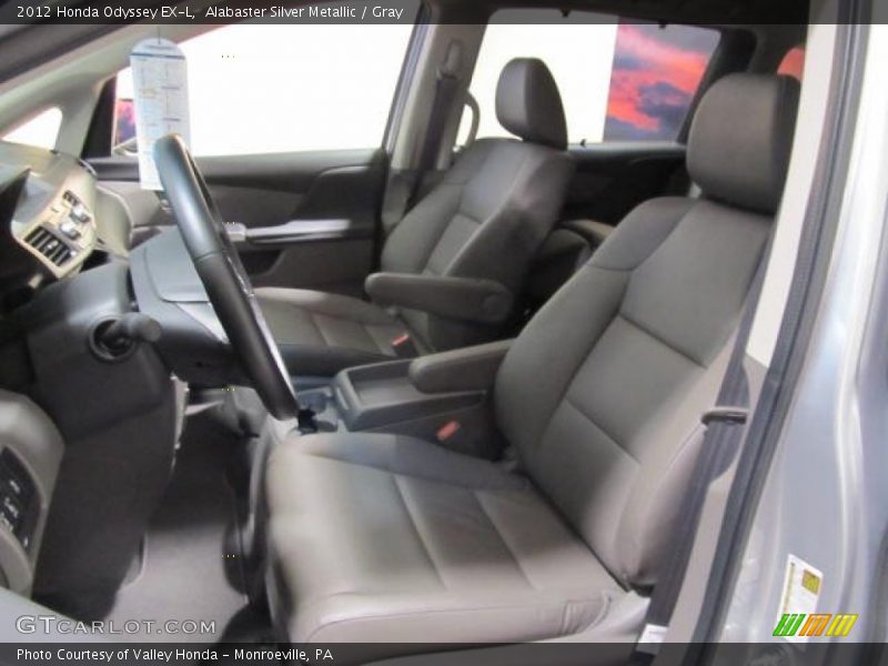 Alabaster Silver Metallic / Gray 2012 Honda Odyssey EX-L