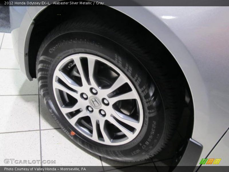 Alabaster Silver Metallic / Gray 2012 Honda Odyssey EX-L