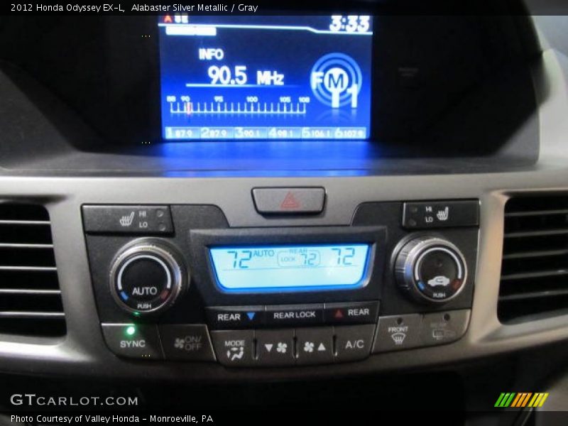 Alabaster Silver Metallic / Gray 2012 Honda Odyssey EX-L