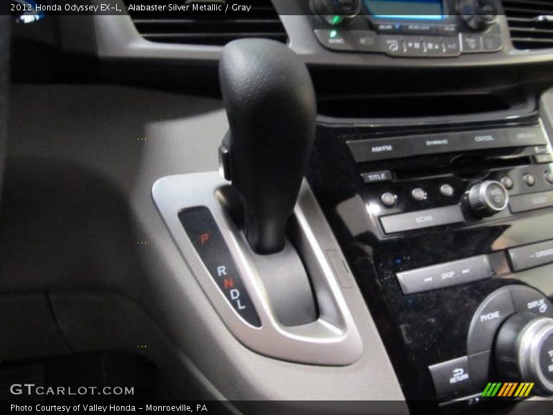 Alabaster Silver Metallic / Gray 2012 Honda Odyssey EX-L