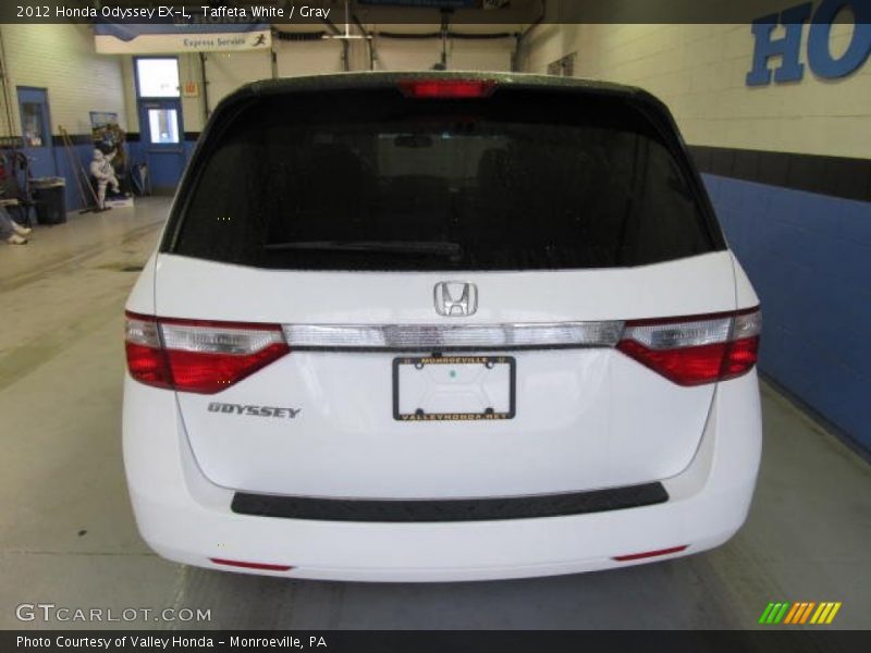 Taffeta White / Gray 2012 Honda Odyssey EX-L