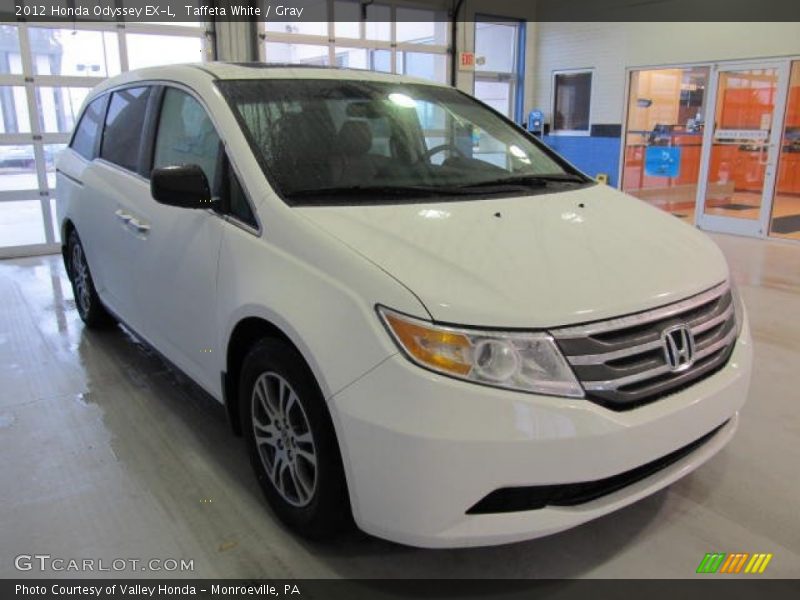 Taffeta White / Gray 2012 Honda Odyssey EX-L