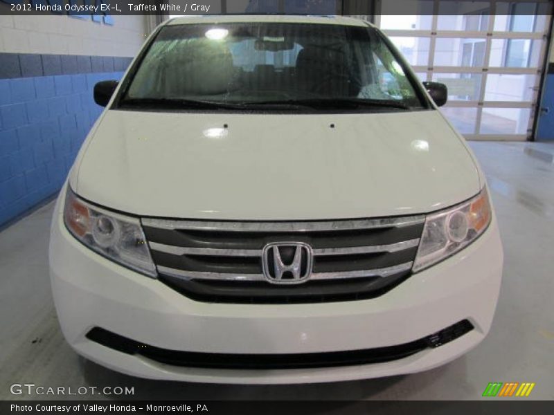 Taffeta White / Gray 2012 Honda Odyssey EX-L