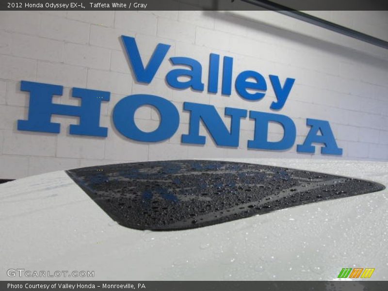 Taffeta White / Gray 2012 Honda Odyssey EX-L