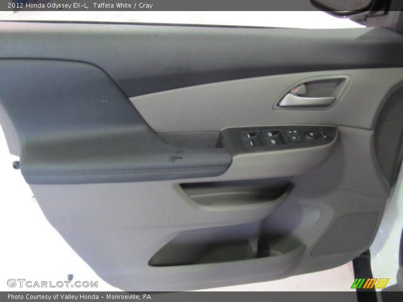 Taffeta White / Gray 2012 Honda Odyssey EX-L