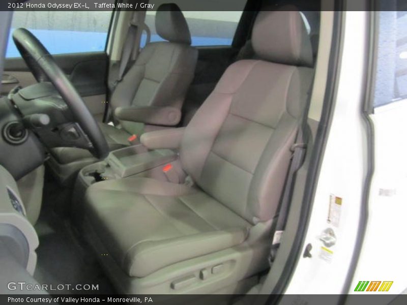 Taffeta White / Gray 2012 Honda Odyssey EX-L