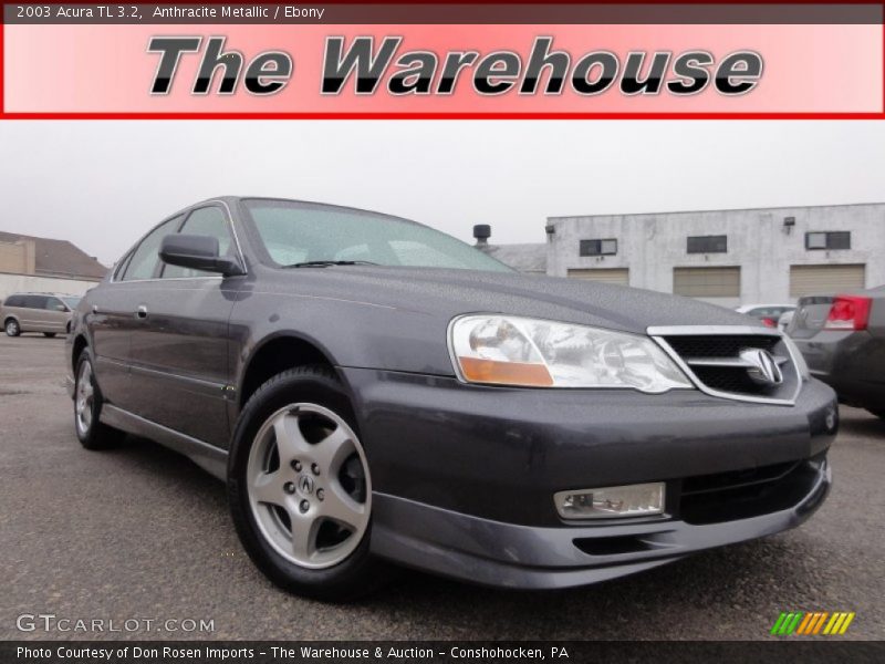 Anthracite Metallic / Ebony 2003 Acura TL 3.2