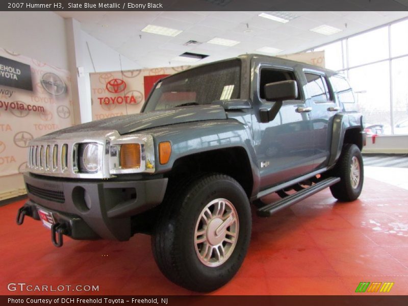 Slate Blue Metallic / Ebony Black 2007 Hummer H3