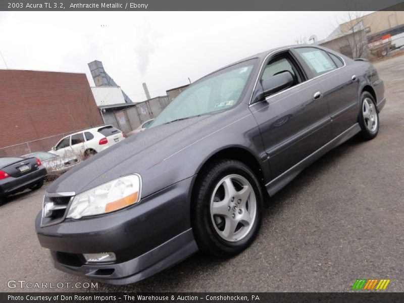 Anthracite Metallic / Ebony 2003 Acura TL 3.2