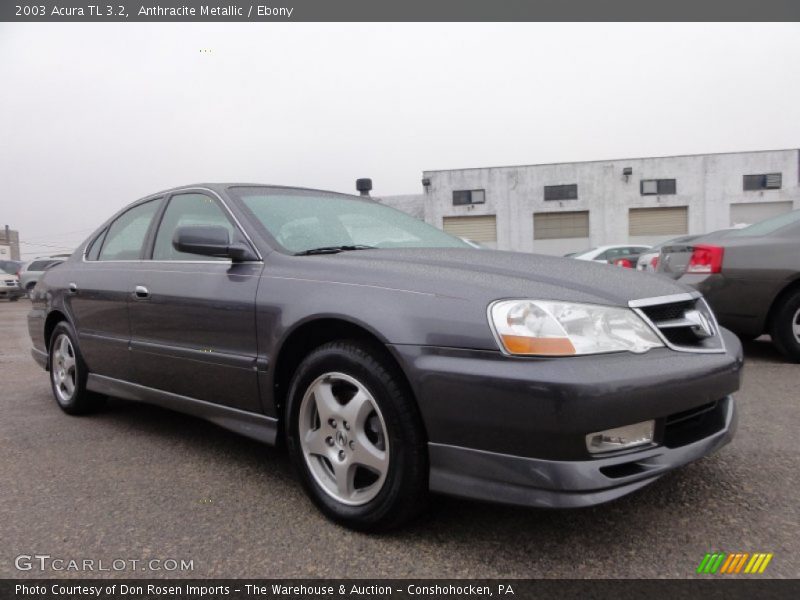Anthracite Metallic / Ebony 2003 Acura TL 3.2
