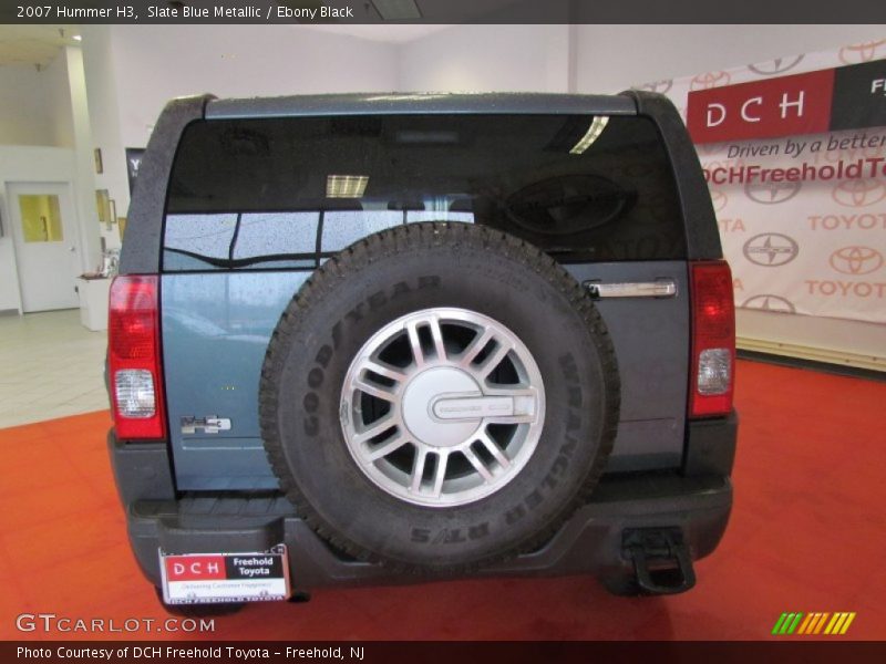 Slate Blue Metallic / Ebony Black 2007 Hummer H3