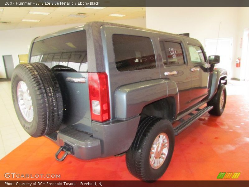Slate Blue Metallic / Ebony Black 2007 Hummer H3