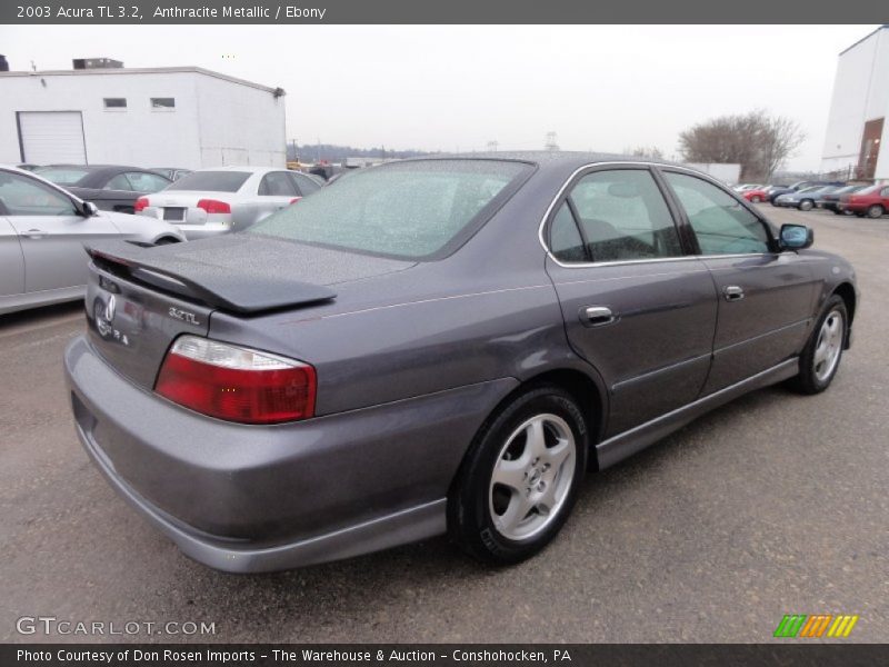 Anthracite Metallic / Ebony 2003 Acura TL 3.2