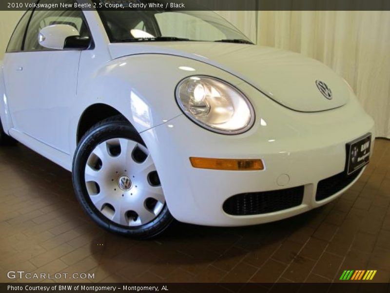 Candy White / Black 2010 Volkswagen New Beetle 2.5 Coupe