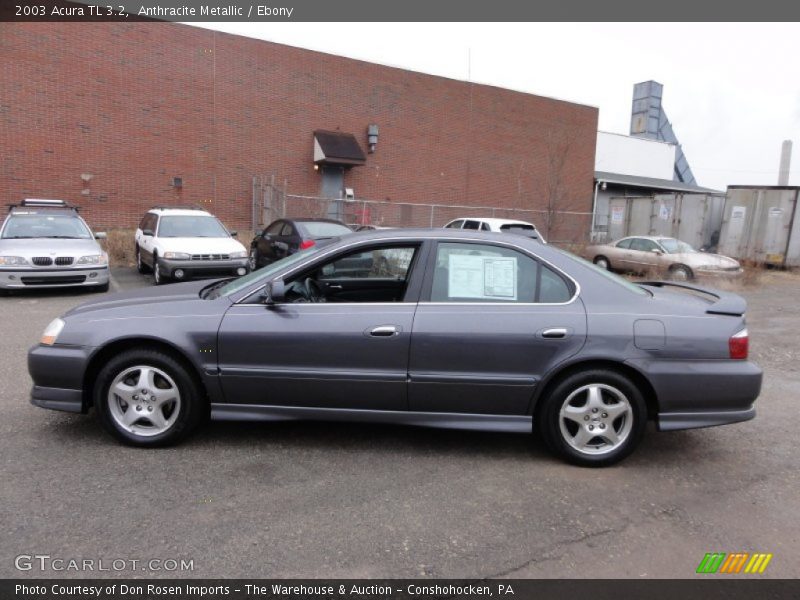 Anthracite Metallic / Ebony 2003 Acura TL 3.2