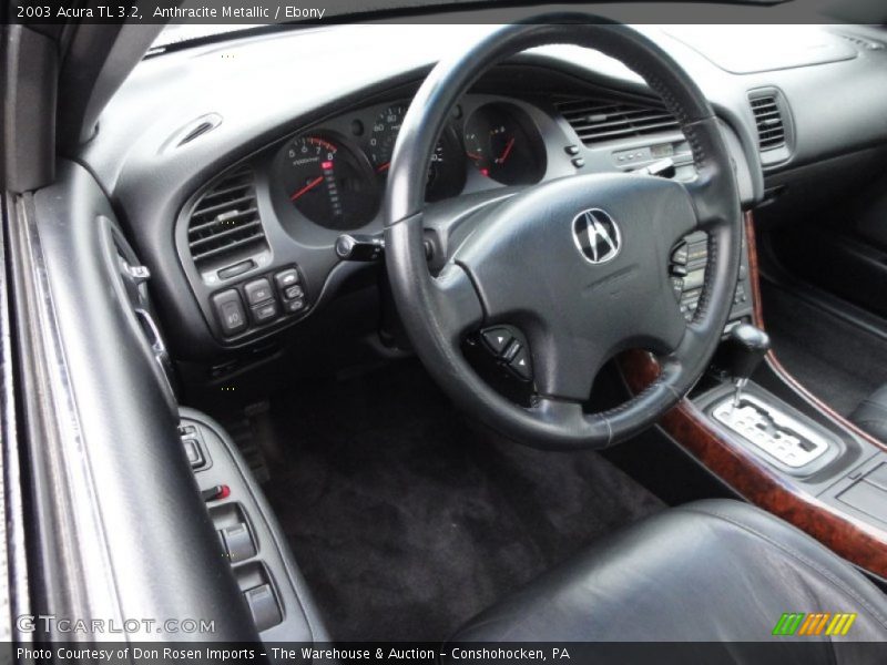 Anthracite Metallic / Ebony 2003 Acura TL 3.2