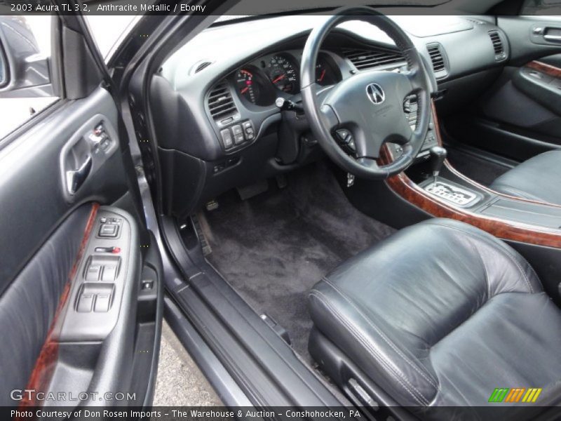 Anthracite Metallic / Ebony 2003 Acura TL 3.2