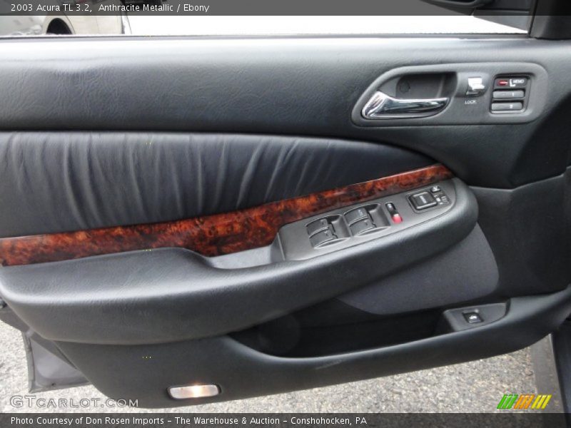 Anthracite Metallic / Ebony 2003 Acura TL 3.2