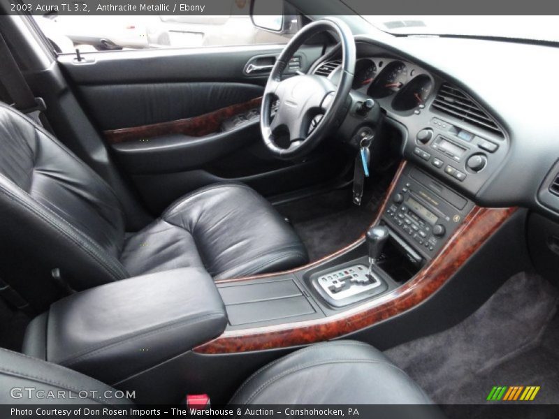 Anthracite Metallic / Ebony 2003 Acura TL 3.2