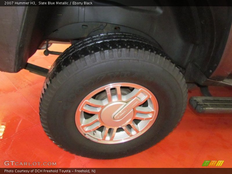 Slate Blue Metallic / Ebony Black 2007 Hummer H3