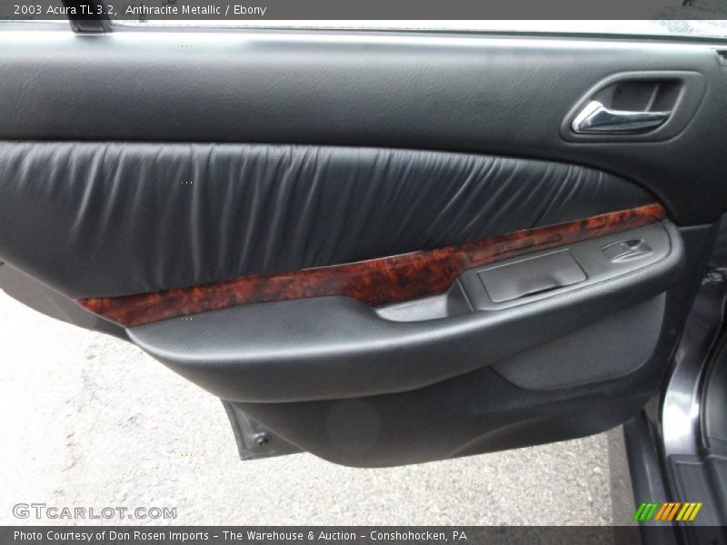 Anthracite Metallic / Ebony 2003 Acura TL 3.2